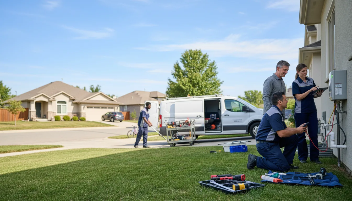 Tankless water heater service in Huntington, UT